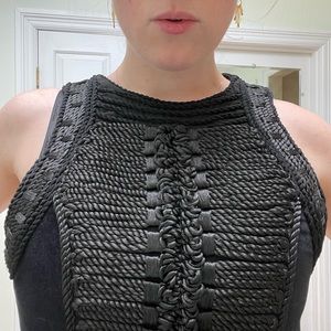 BALMAIN x H&M Shibari Dress